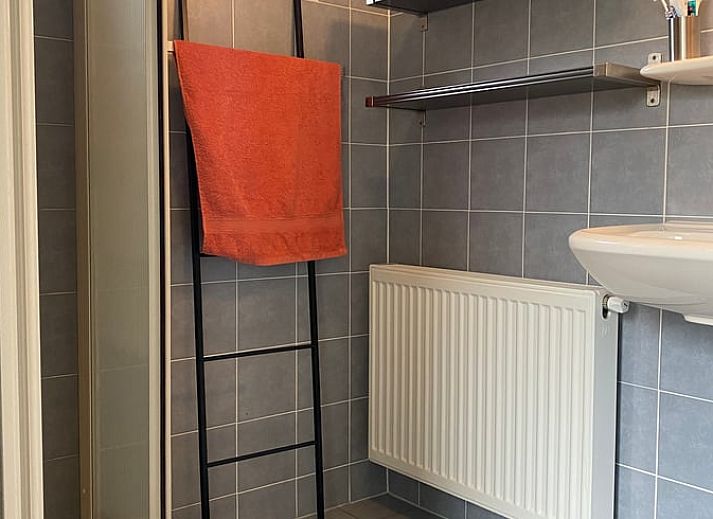 Das Ferienhaus in Sondel bietet einen charmanten Aussenbereich in den ruhigen friesischen Waeldern, Friesland.