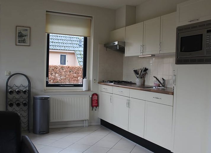 Vakantiehuisje in Sondel in de Friese bossen, charmant exterieur in Friesland.