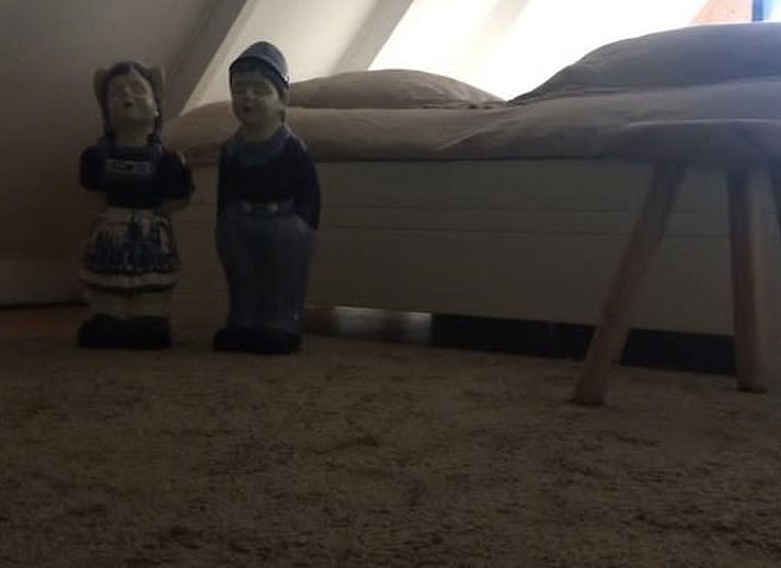 Green plants on the roof of Cottage in Haule, located in the Frisian forests.