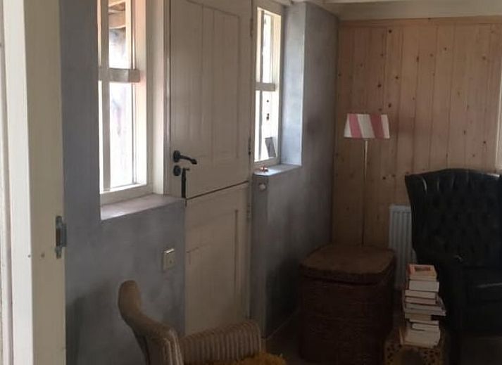 Green plants on the roof of Cottage in Haule, located in the Frisian forests.