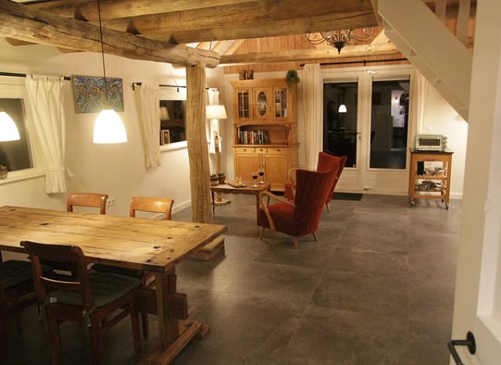 Bikes parked at Huisje in Haulerwijk, vacation home in the Frisian woods.