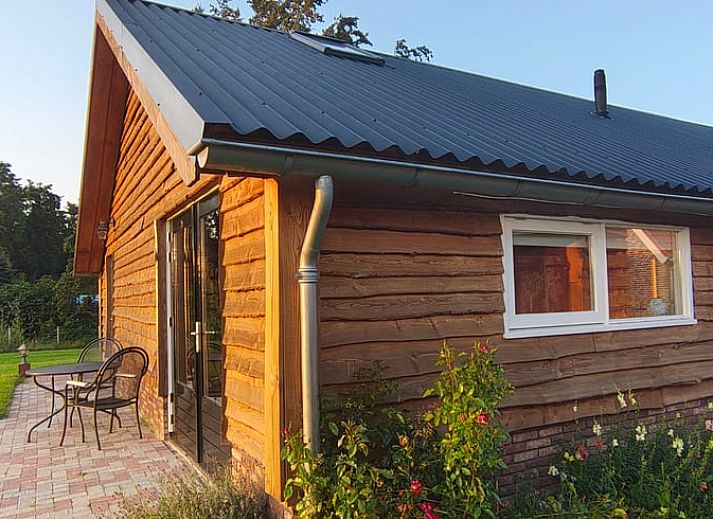 Vakantiehuis in Haulerwijk met zonnig terras, gelegen in de Friese bossen van Friesland.