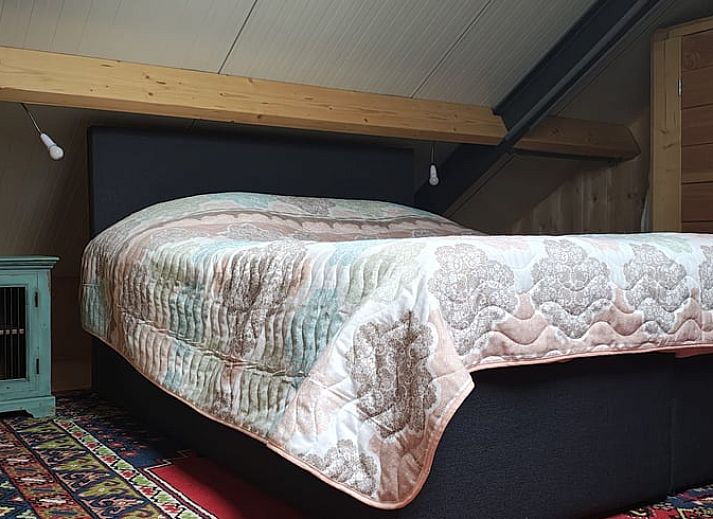 Ruime veranda van Vakantiehuis in Haulerwijk, omringd door natuur in Friesland.