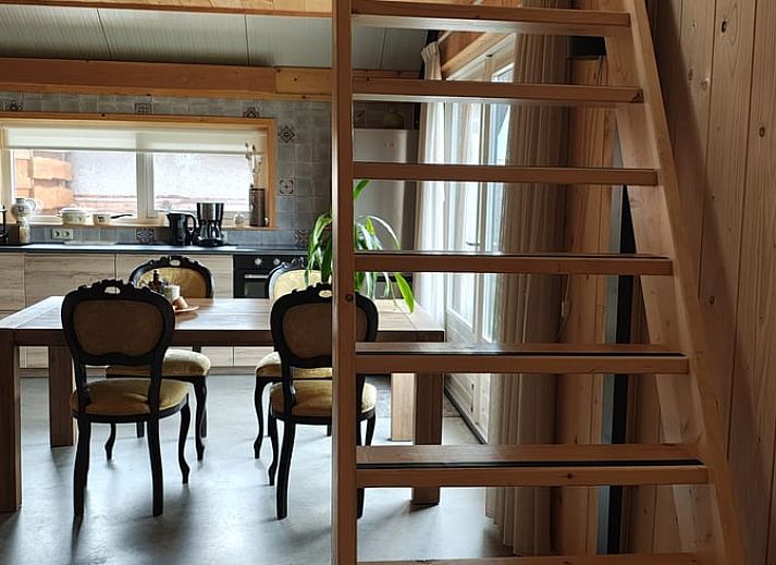 Prachtig uitzicht op zonsondergang vanaf Vakantiehuis in Haulerwijk, midden in de Friese bossen.