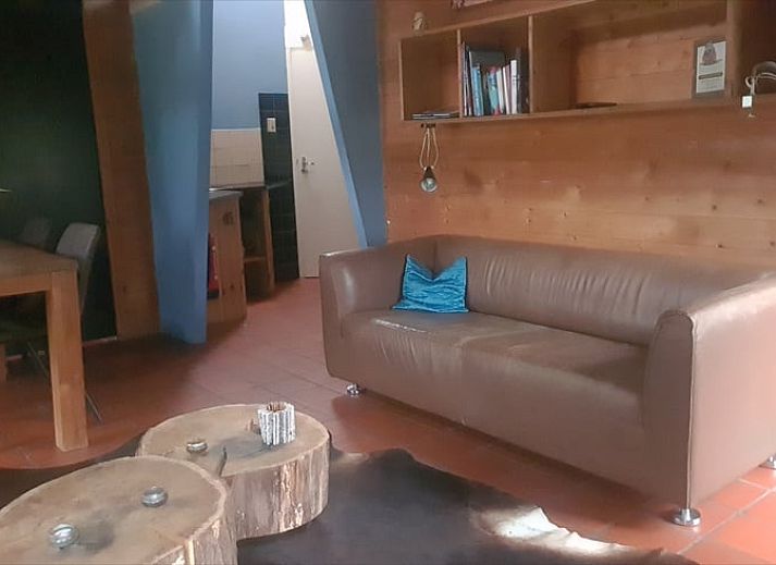 Kinderen spelen in de natuur rondom Vakantiehuisje in Boijl, midden in de Friese bossen.