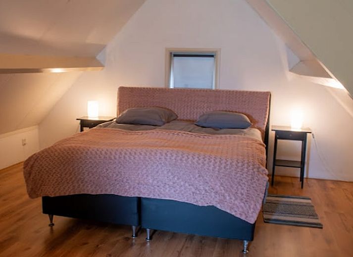 Bloemrijke tuin omheind bij Vakantiehuisje in Hoornsterzwaag, Friese bossen, Friesland.