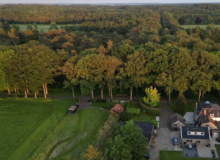 Cozy living room in Holiday home in Steggerda, surrounded by Frisian nature.