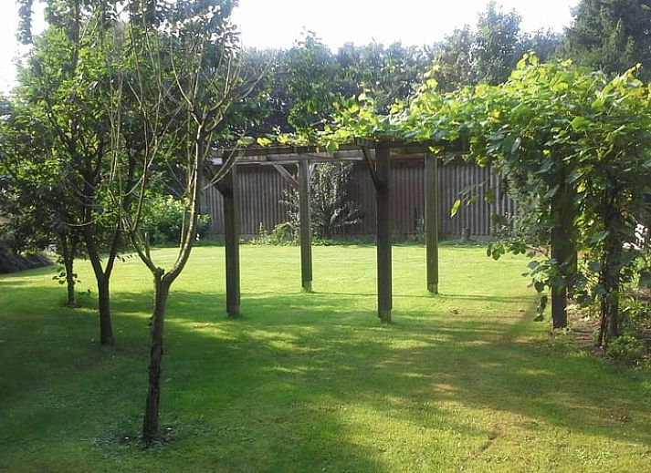 Cozy living room in Holiday home in Steggerda, surrounded by Frisian nature.