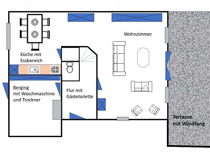 Unterkunft 240119 - Ferienhaus IJsselmeer - Oer de Wjuk