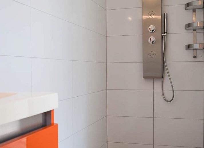 Huisje in Stavoren, een charmant vakantiehuis in Friesland met een moderne houten gevel en groene tuin.