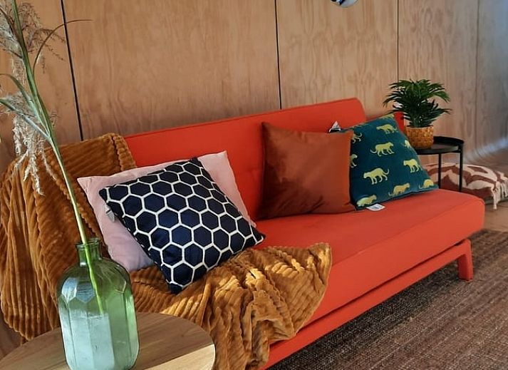 Vakantiehuisje in Stavoren met moderne architectuur in Friesland, Friese elfsteden.