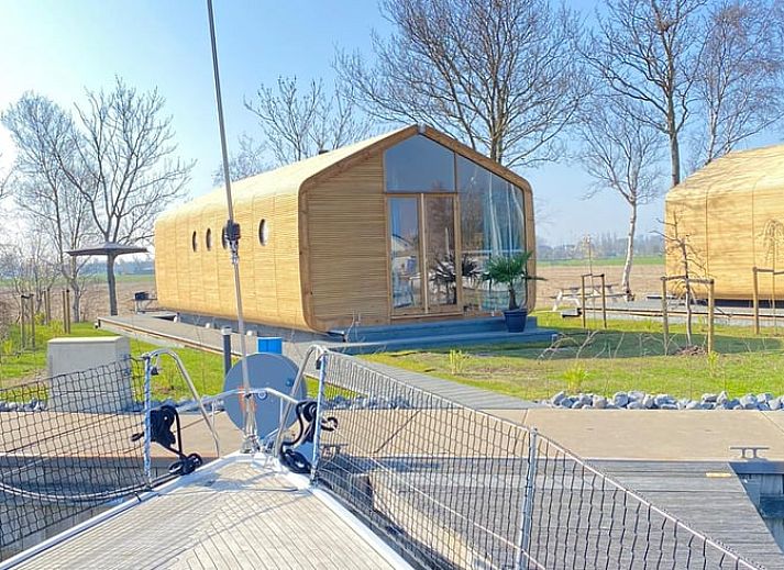 Stylish kitchen in Holiday Home in Stavoren, equipped with modern conveniences, ideal for a comfortable vacation in the Frisian Eleven Cities.