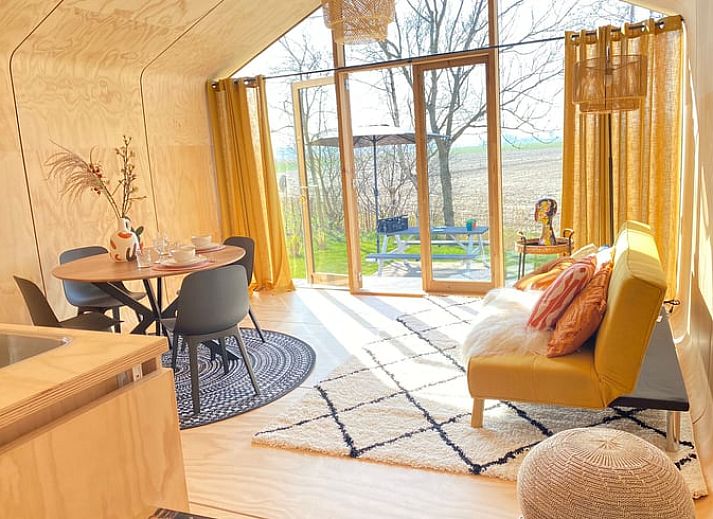 Attractive bedroom in Holiday home in Stavoren with views of the surroundings, offers peace and comfort in Friesland, Frisian Eleven Cities.