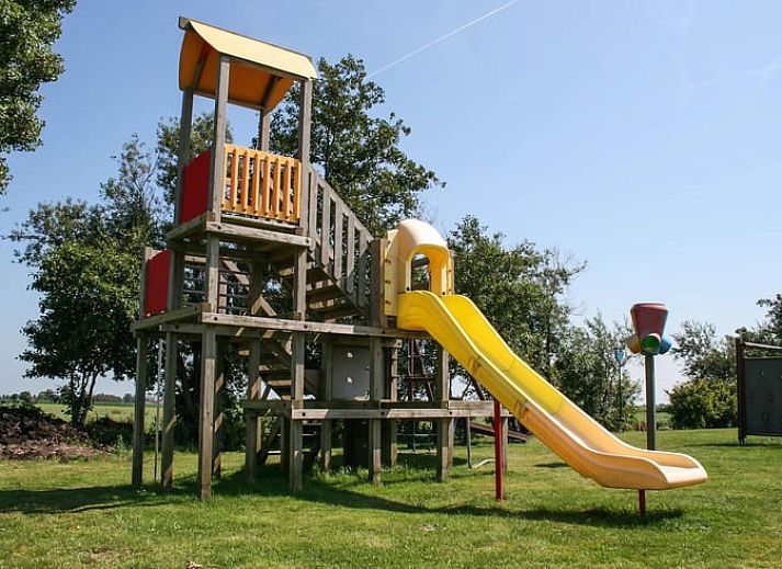 Das Huisje in Stavoren, ein charmantes Ferienhaus in den friesischen Elfstaedten, bietet einen schoenen Gartenblick.