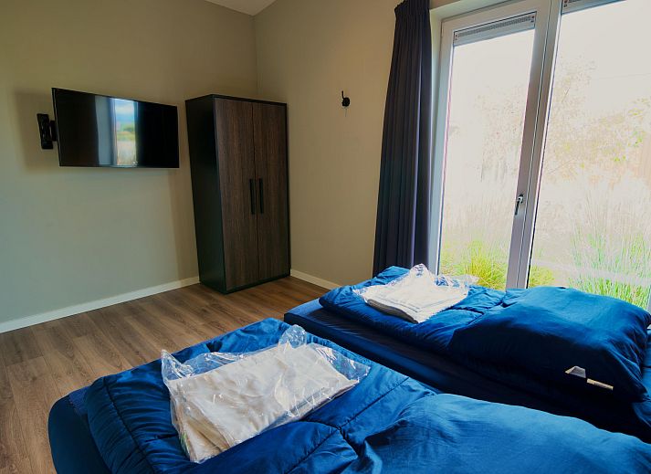 Freistehendes Haus in Hindeloopen mit Terrasse am Wasser, gelegen in den friesischen Elfstdten, Friesland.