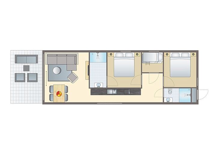 Unterkunft 260124 - Bungalow Het Friese platteland - 4-6 persoons lodge | 4-6B1
