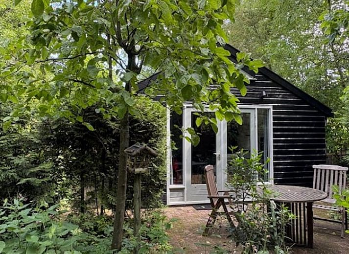 Ferienhaus in Makkinga, umgeben von ueppiger Natur in der friesischen Landschaft, Friesland.