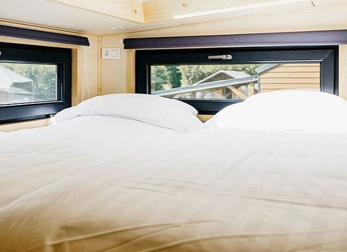 Gezellige binnenruimte van Vakantiehuis in Scherpenzeel met moderne inrichting, Friesland.