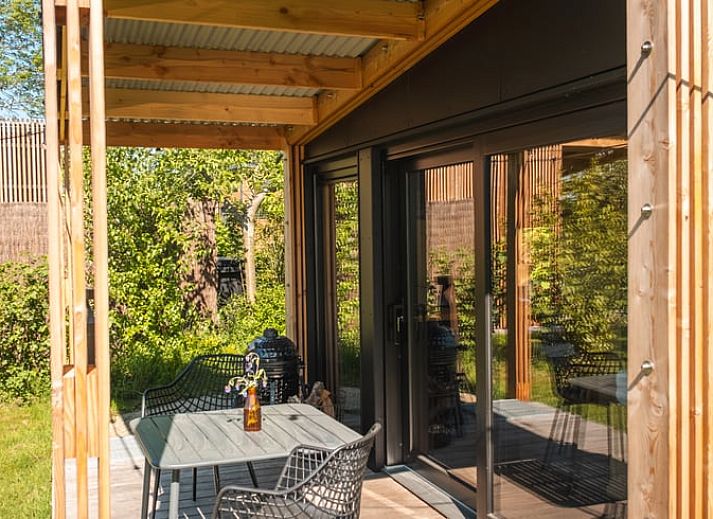 Private hot tub at Holiday home in Scherpenzeel, ideal for relaxation in Friesland.