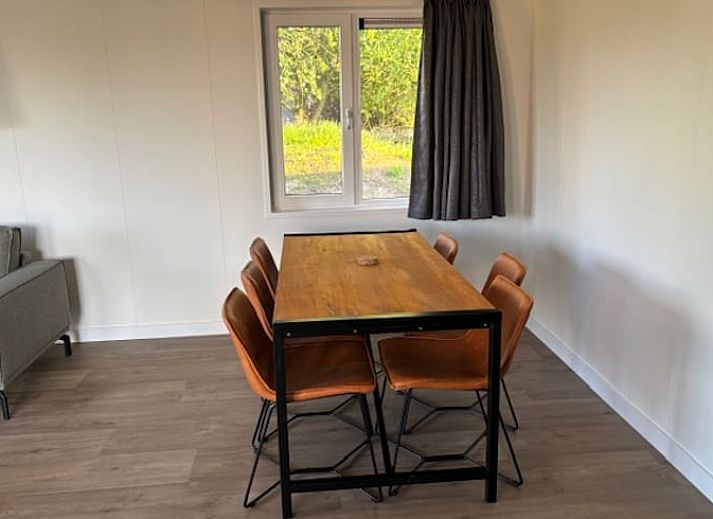 Vakantiehuis in Blesdijke op het Friese platteland met groene omgeving en moderne uitstraling.