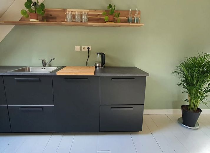 Ferienhaus in Easterein mit Sauna und Herbstfarben direkt an einem Kanal in Friesland.