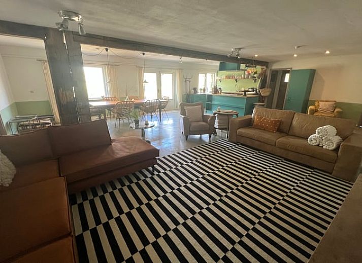 Serene pond landscape at Holiday home in Oldeholtpade, a peaceful spot in the Frisian countryside in Friesland.