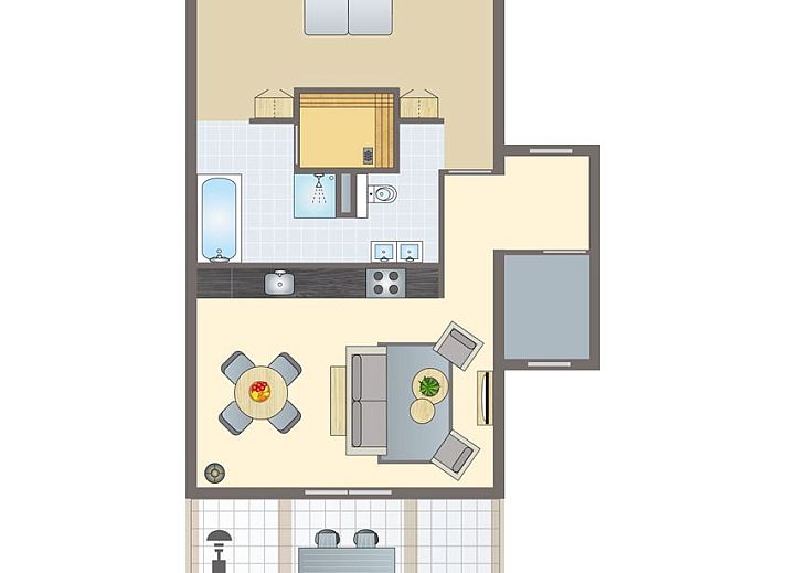 Unterkunft 2613307 - Bungalow Het Friese platteland - 2-persoons woning | 2L