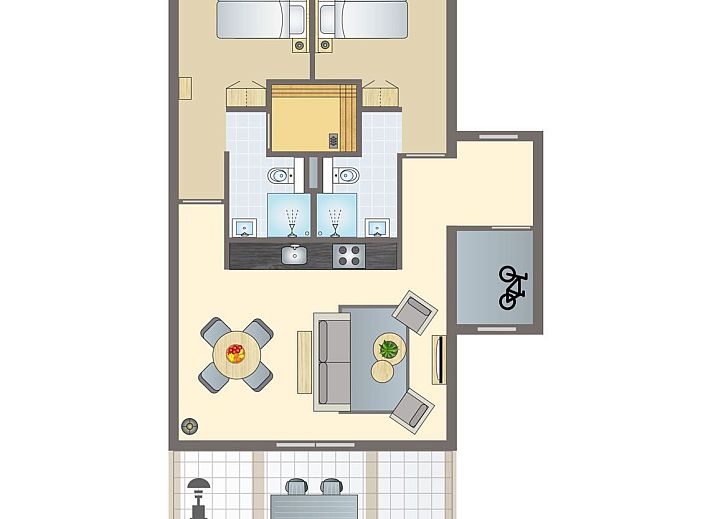 Guest house 2613317 - Bungalow Het Friese platteland - 4-persoons woning | 4L
