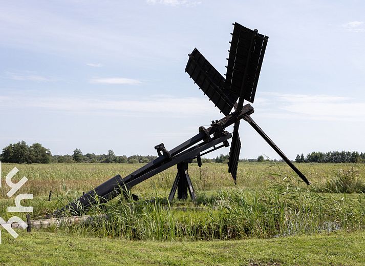 Gemuetliches Wohnzimmer im Ferienhaus FR365 in Sonnega, Friesland.