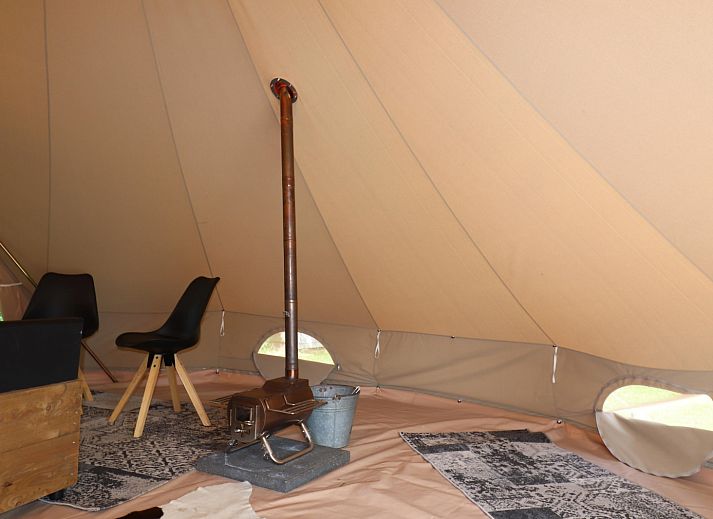 Unterkunft 2615006 - Zelthaus Het Friese platteland - «Twee Glamour tenten "Kreas" en "Smuk" naast elkaar»