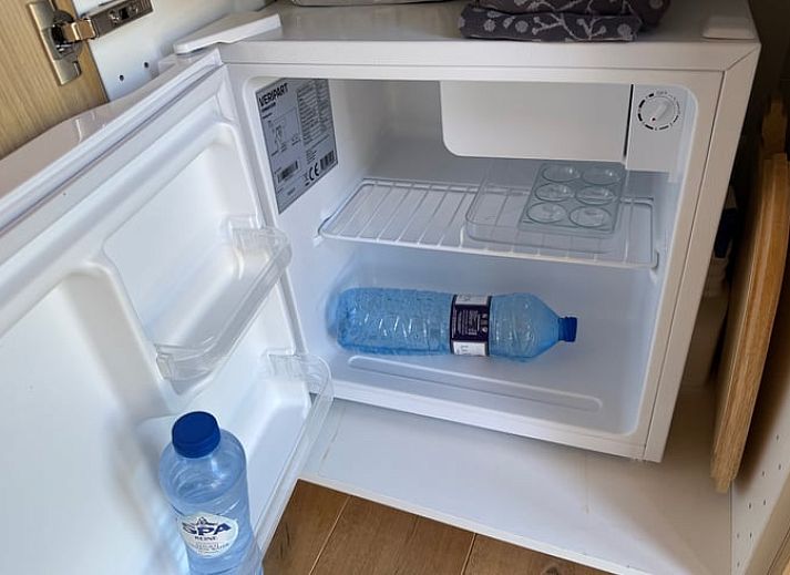 Huisje in Surhuisterveen omgeven door weelderige natuur in het Friese platteland, Friesland.