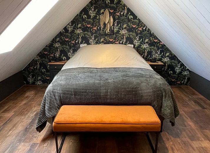 Vakantiehuisje in Peins met prachtig uitzicht op het Friese platteland, ideaal voor ontspanning.