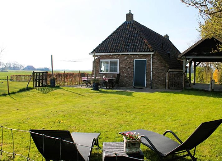 Rustikaler Charme des Ferienhauses in Tjerkgaast in der friesischen Landschaft, Friesland.