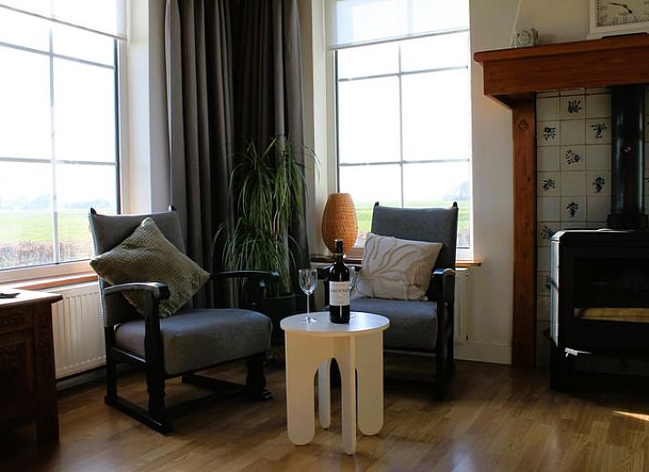 Rustikaler Charme des Ferienhauses in Tjerkgaast in der friesischen Landschaft, Friesland.