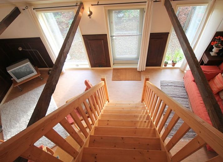 Huisje in Readtsjerk, een charmant vakantiehuis op het Friese platteland van Friesland, met rieten dak en groene omgeving.