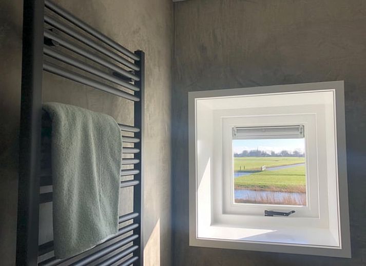 Huisje in Bears op het Friese platteland, omgeven door groene natuur en historische gebouwen in Friesland.