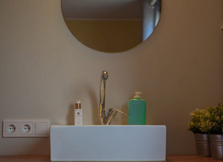 Geniet van het zonnige terras bij Vakantiehuisje in Tytsjerk, een knus vakantiehuis op het Friese platteland in Friesland.