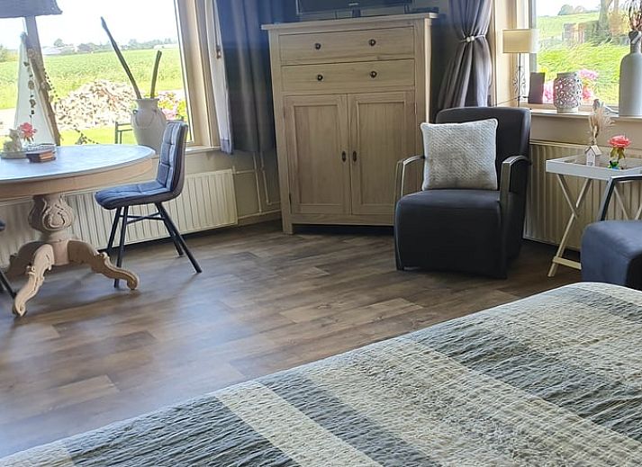 Charmantes Ferienhaus in Holwerd in der friesischen Landschaft mit traditioneller Architektur.