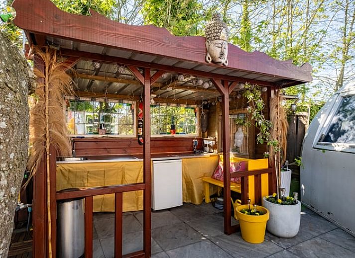 Geniessen Sie die entspannende Sauna im Ferienhaus in Boksum auf dem friesischen Land, ideal fuer einen erholsamen Urlaub.