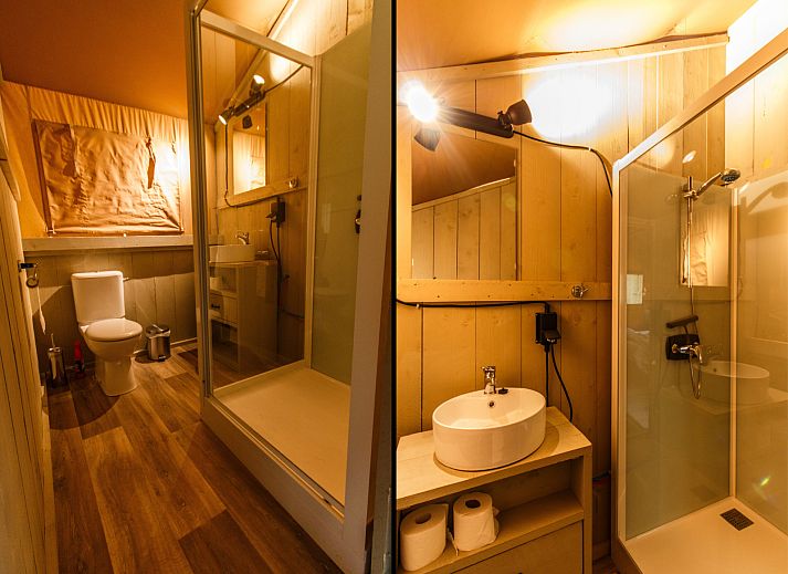 Unterkunft 280142 - Zelthaus Rivierengebied - Safaritent + badkamer