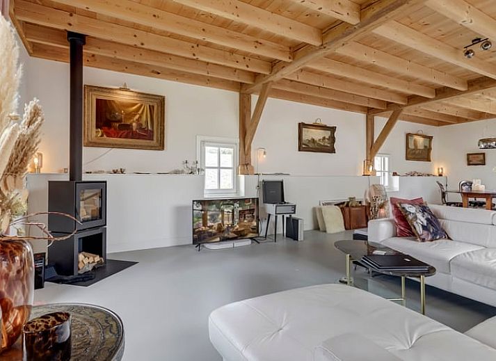 Sfeervolle houtkachel in Huisje in Culemborg, vakantiehuis in Rivierengebied, Gelderland voor warme avonden.