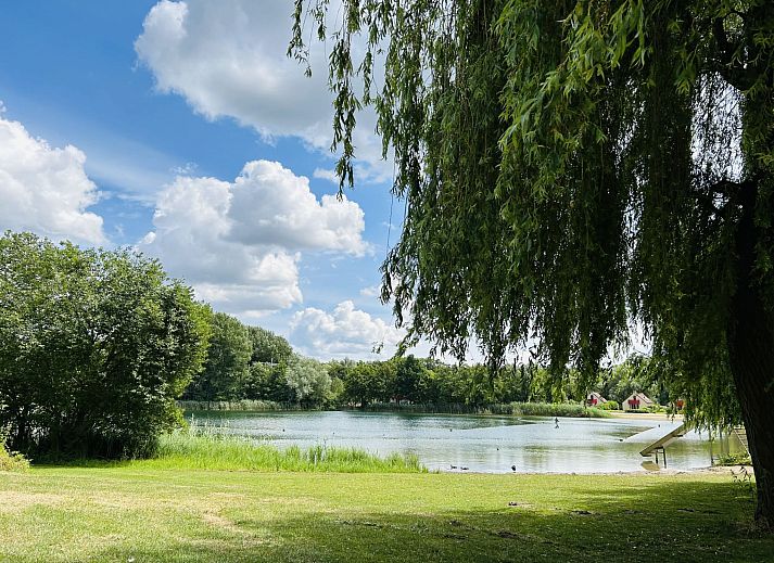 Stylish corner in Holiday home Vip Wellness Ewijk, Ewijk, Gelderland with lots of light and modern decor.