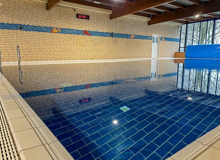 Comfortable living room in Holiday home Vip Wellness Ewijk, Ewijk, Gelderland with modern furniture and large windows.