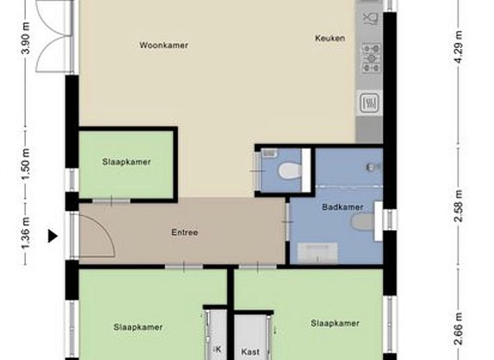Unterkunft 283818 - Ferienhaus Rivierengebied - Leijhoeve 6 personen