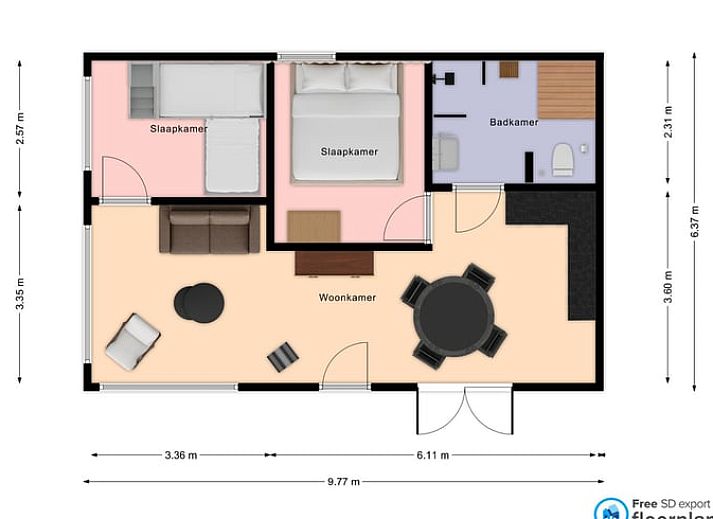 Guest house 284817 - Holiday property Rivierengebied - Vakantiehuisje in Kesteren