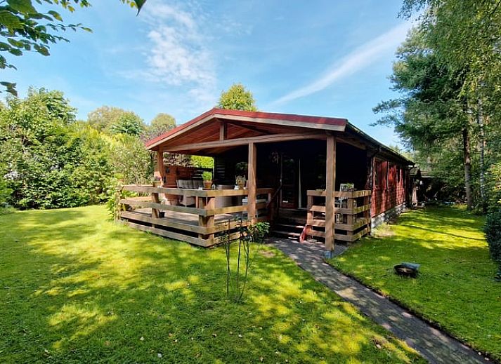 Cozy vacation home in Wolfheze with spacious veranda, located in the green River Region of Gelderland.