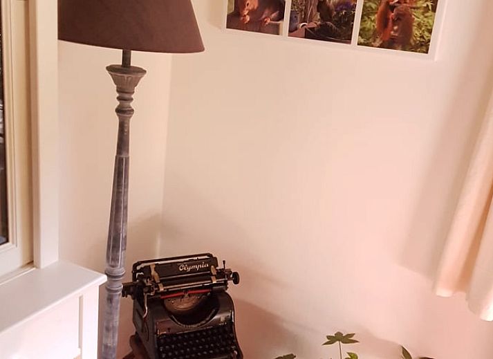 Comfortable sitting area on the veranda of vacation home in Wolfheze, Rivierengebied, Gelderland.