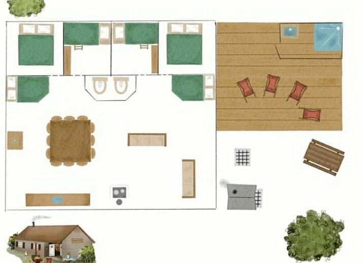 Guest house 286419 - Holiday property Rivierengebied - Huisje in Dreumel