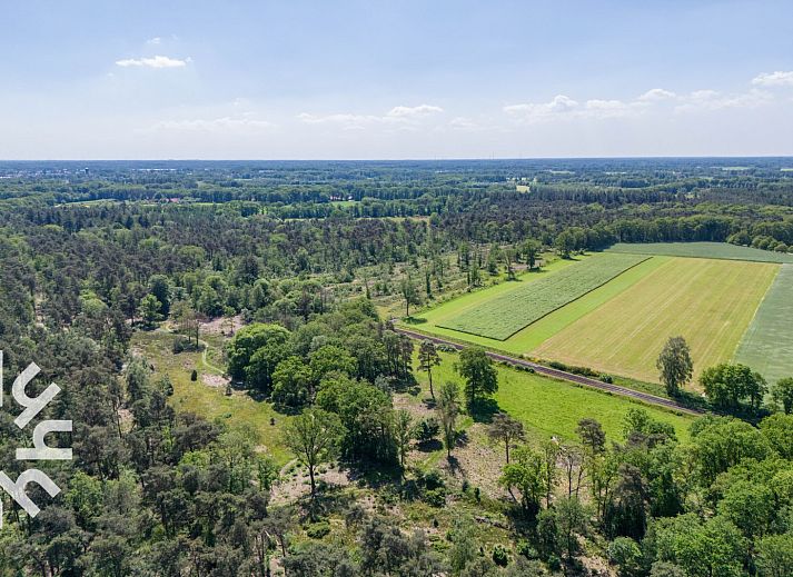 Gemuetliches Wohnzimmer in DG238 Ferienhaus Winterswijk Achterhoek mit bequemen Sofas.