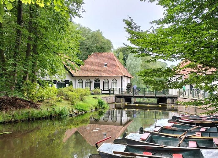 Ingang van Vakantiehuisje in Winterswijk, midden in de groene Achterhoek.